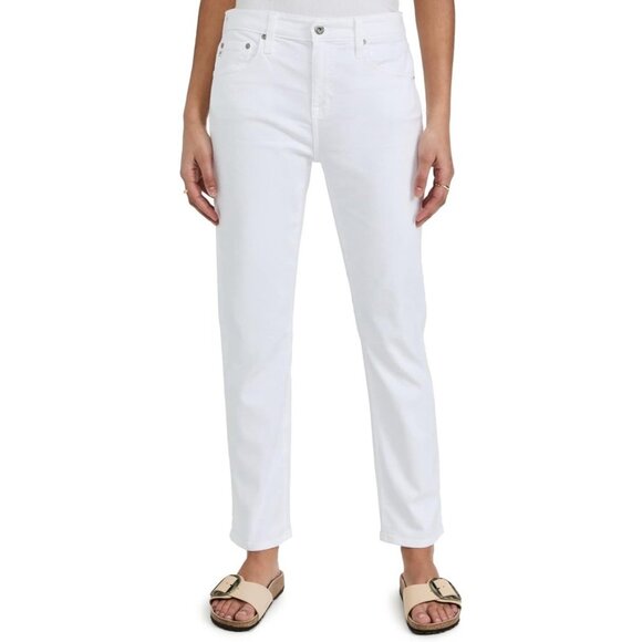 Adriano Goldschmied AG-ED DENIM Jeans White 26 Ex Boyfriend Slim Slouchy Slim - Picture 1 of 7